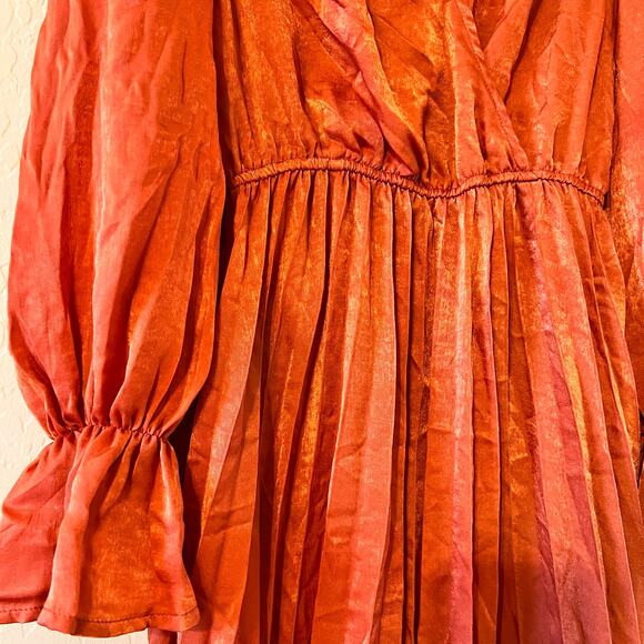 A. Calin by Flying Tomato Pleated Dress Small - Picture 2 of 4